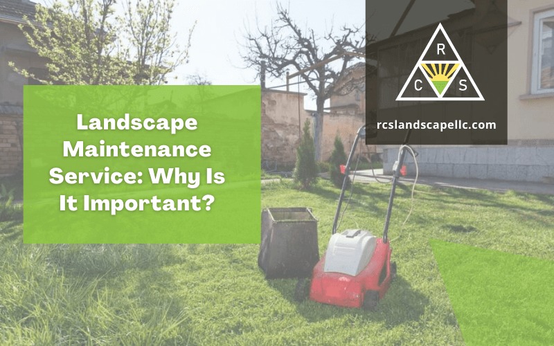 Landscape Maintenance Service: Why Is It Important?