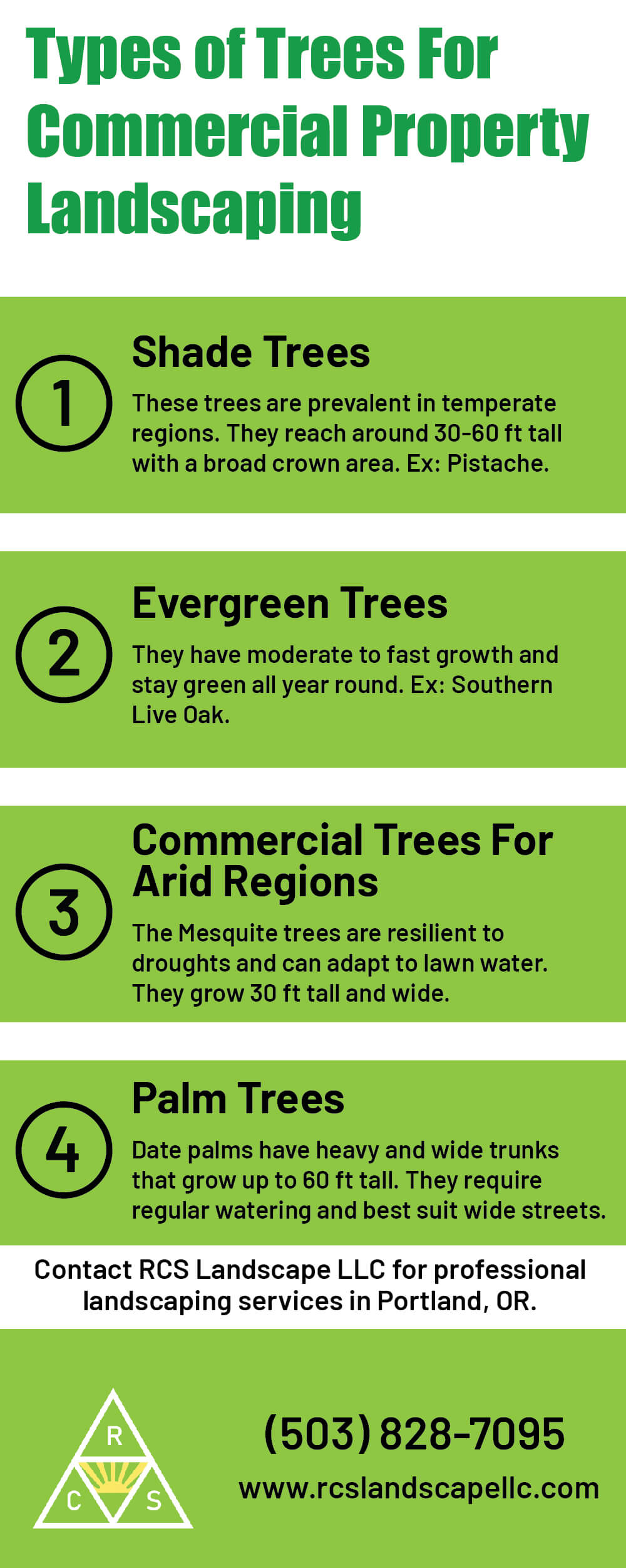 Types of Trees For Commercial Property Landscaping